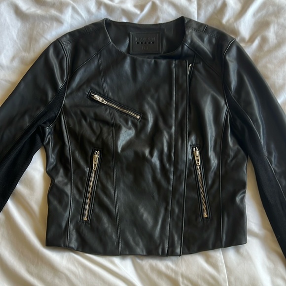 Faux Leather Moto Jacket - Picture 2 of 6